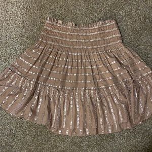 Current Air Los Angeles Blush Pink Skirt Large